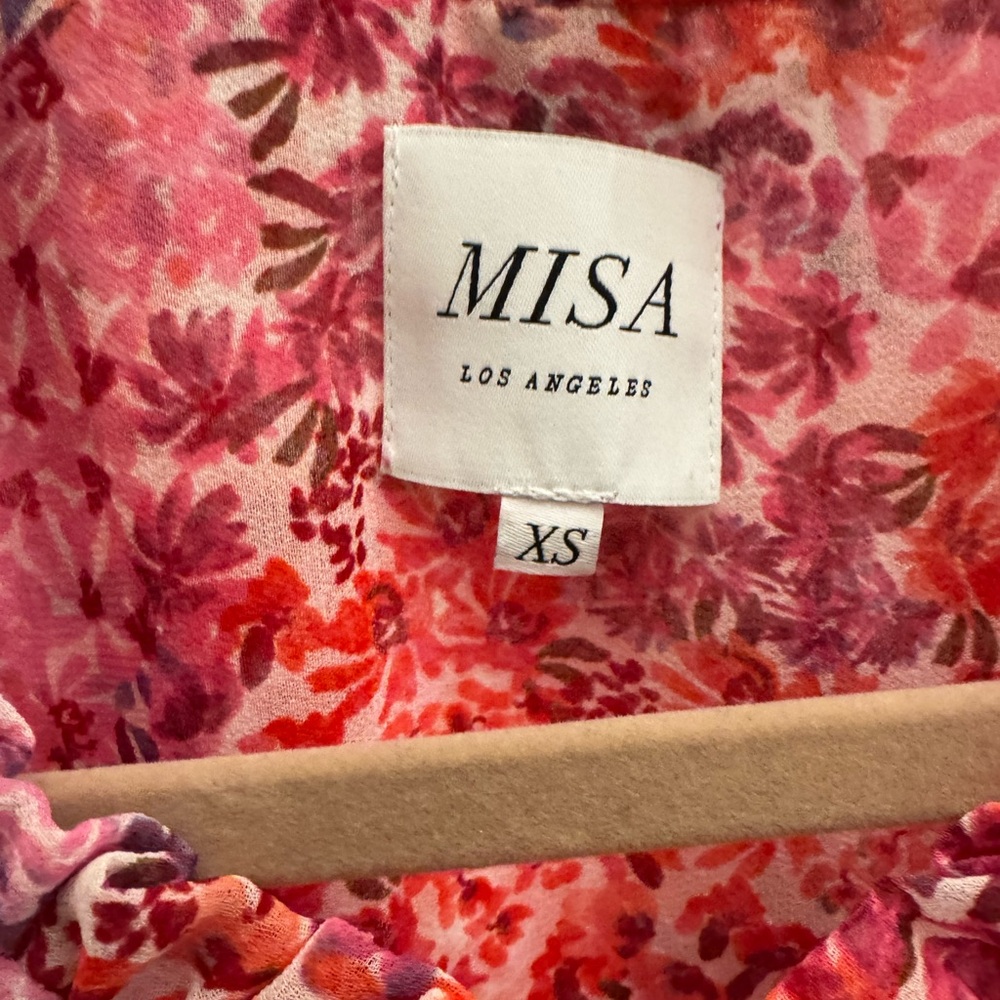 Misa Los Angeles Floral Pink Dress - Picture 2 of 2